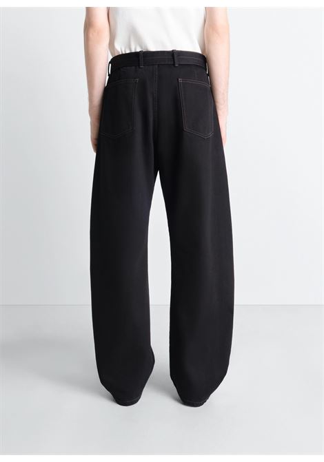 pantaloni twisted belted unisex neri LEMAIRE | PA326 LD1055BK999